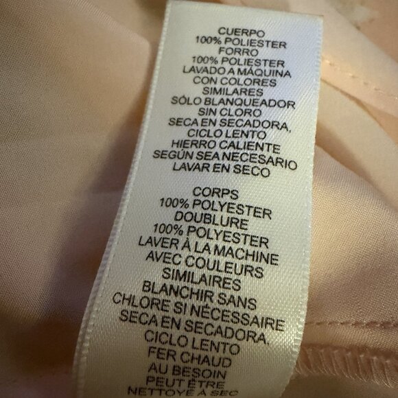 Eliza J Maxi Dress Women Size 6 Light Orange Floral Ruffle Hi-Lo Belted EJ87617 - Picture 7 of 8